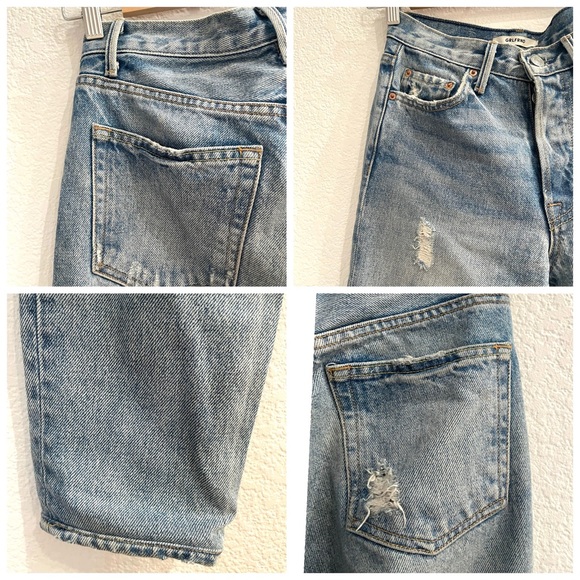 GRLFRND Karolina High Rise Distressed Skinn Jeans in Last Dance Retro Vintage - Picture 11 of 13